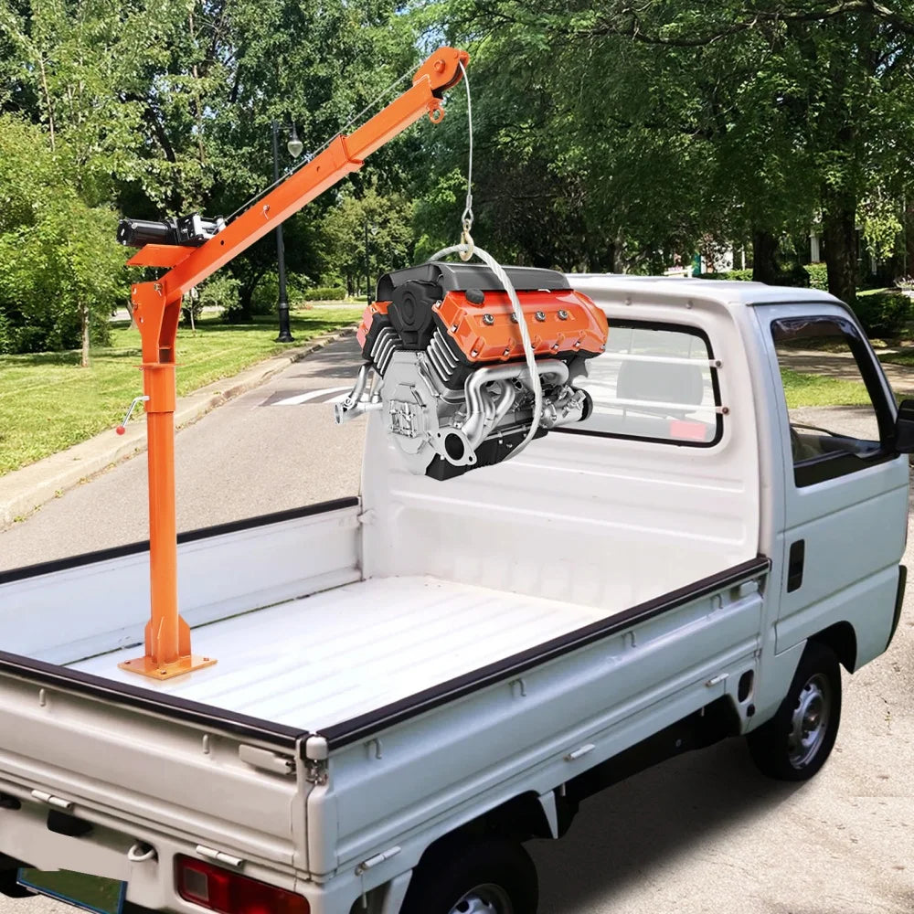 HiMISS Electric Trailer Dolly Truck Crane Hoist With Winch