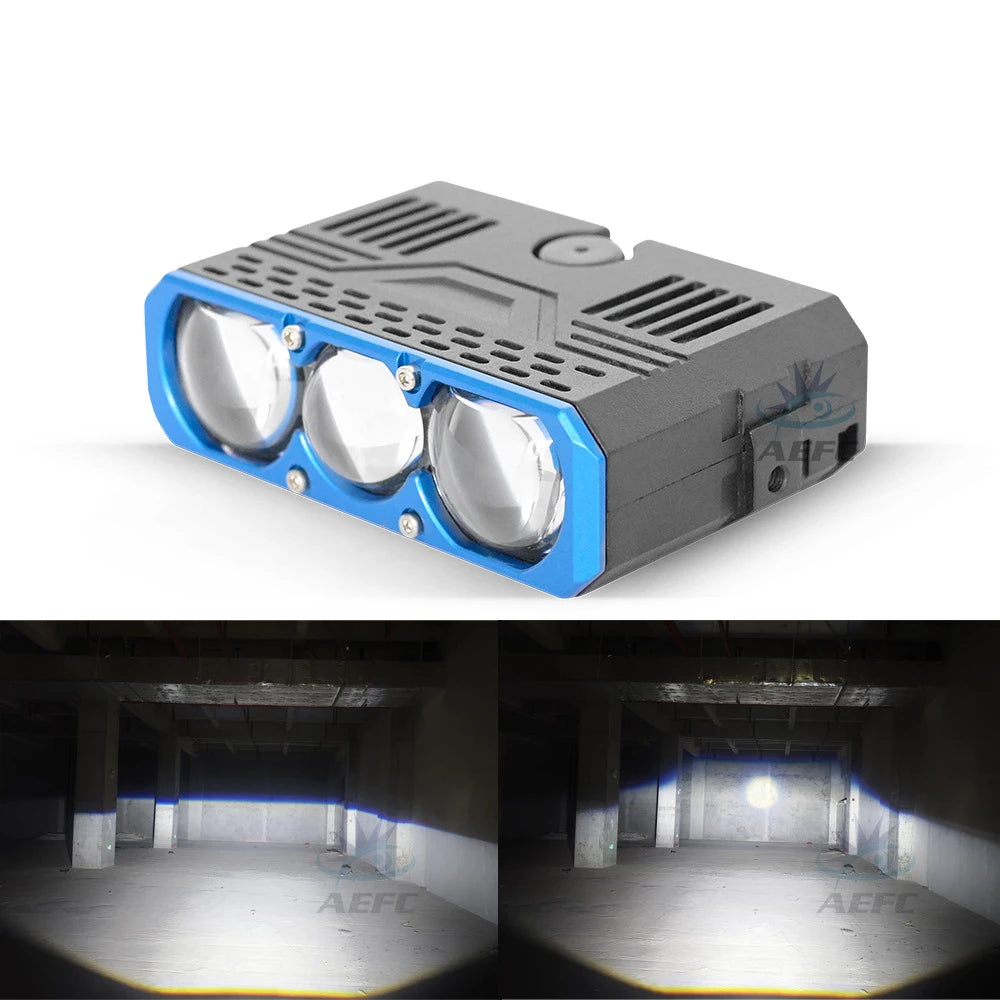Three Direct LED Work Light Spotlight Off Road 6000K