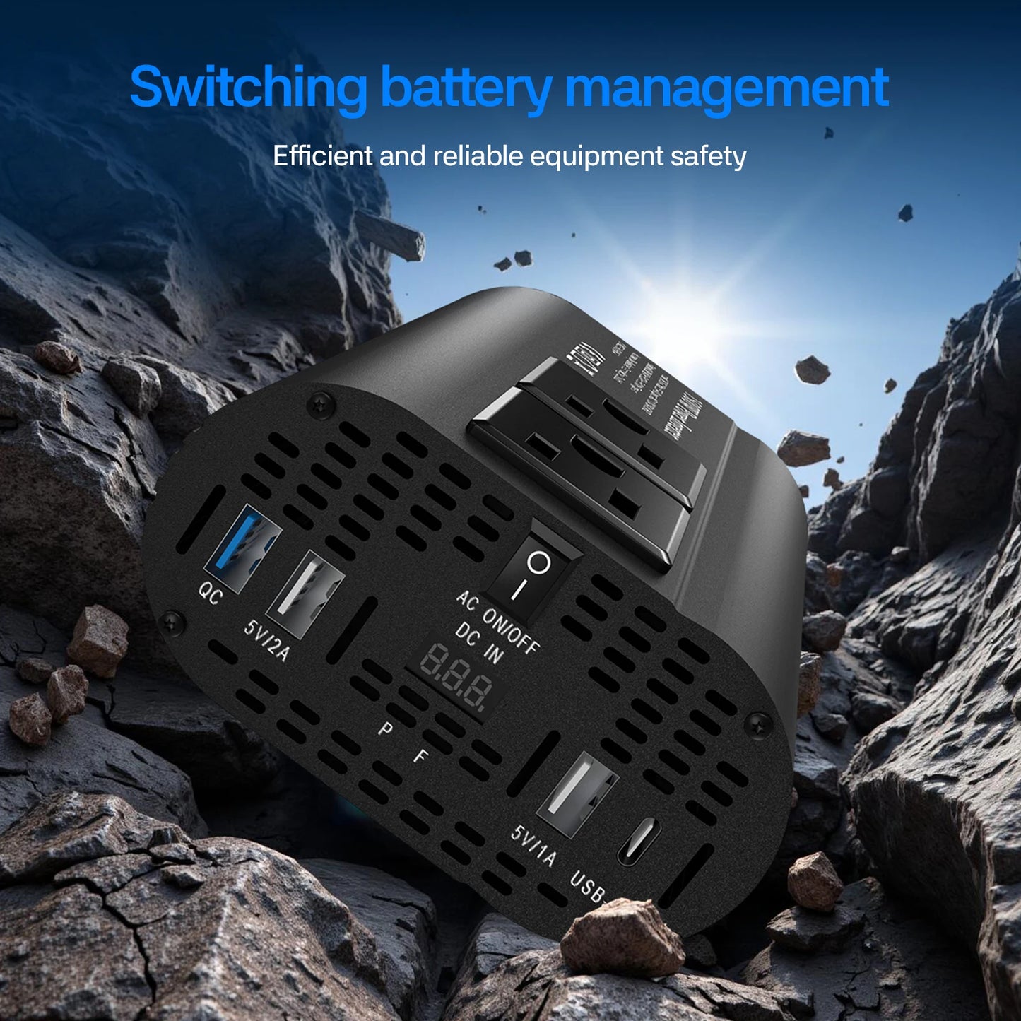 TATALIKEN 1500W Solar Inverter LCD Display