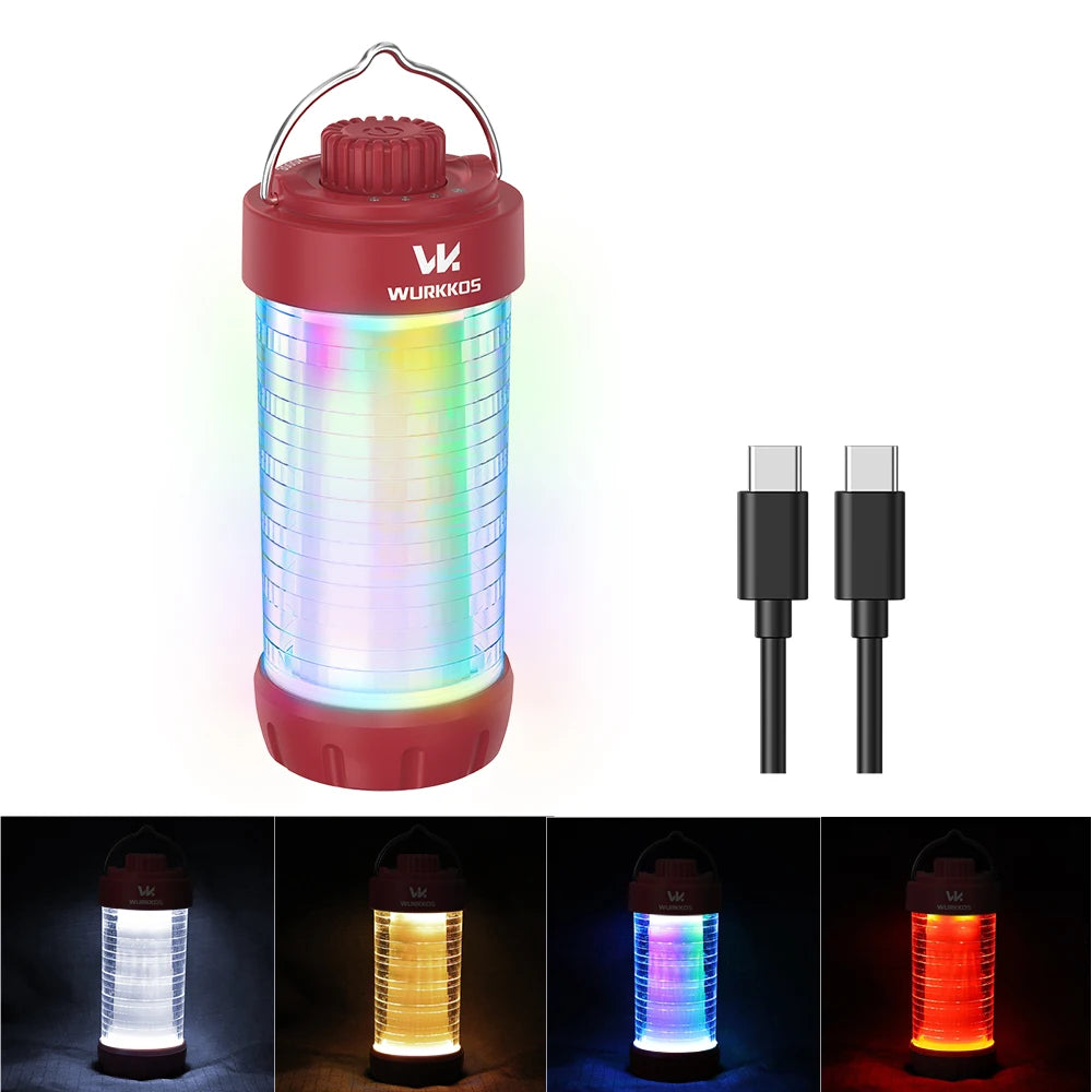 Wurkkos CL01 Rechargeable RGB LED Lantern Power Bank