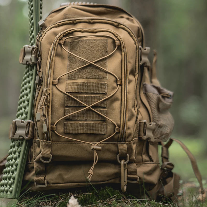 LQARMY Military Tactical Backpack for Outdoor Hiking and Camping