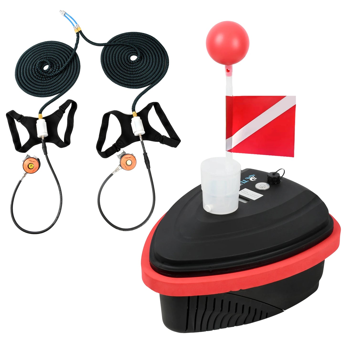 TUDIVING Tankless Diving System Portable Hookah 7 To 10 Hours