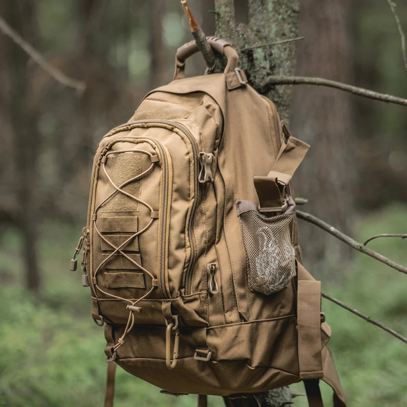 LQARMY Military Tactical Backpack for Outdoor Hiking and Camping