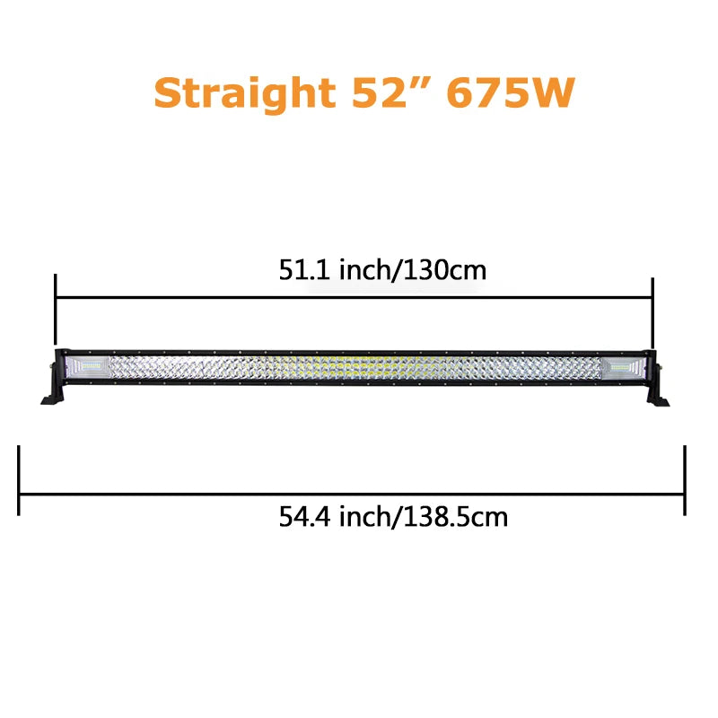 Auxtings 7D LED Offroad Light Bar Combo Beam 12V 24V