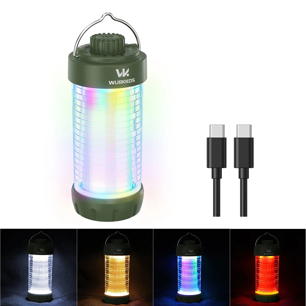 Wurkkos CL01 Rechargeable RGB LED Lantern Power Bank