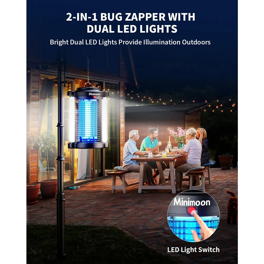Minimoon Outdoor Mosquito Zapper Dual LED 4200V
