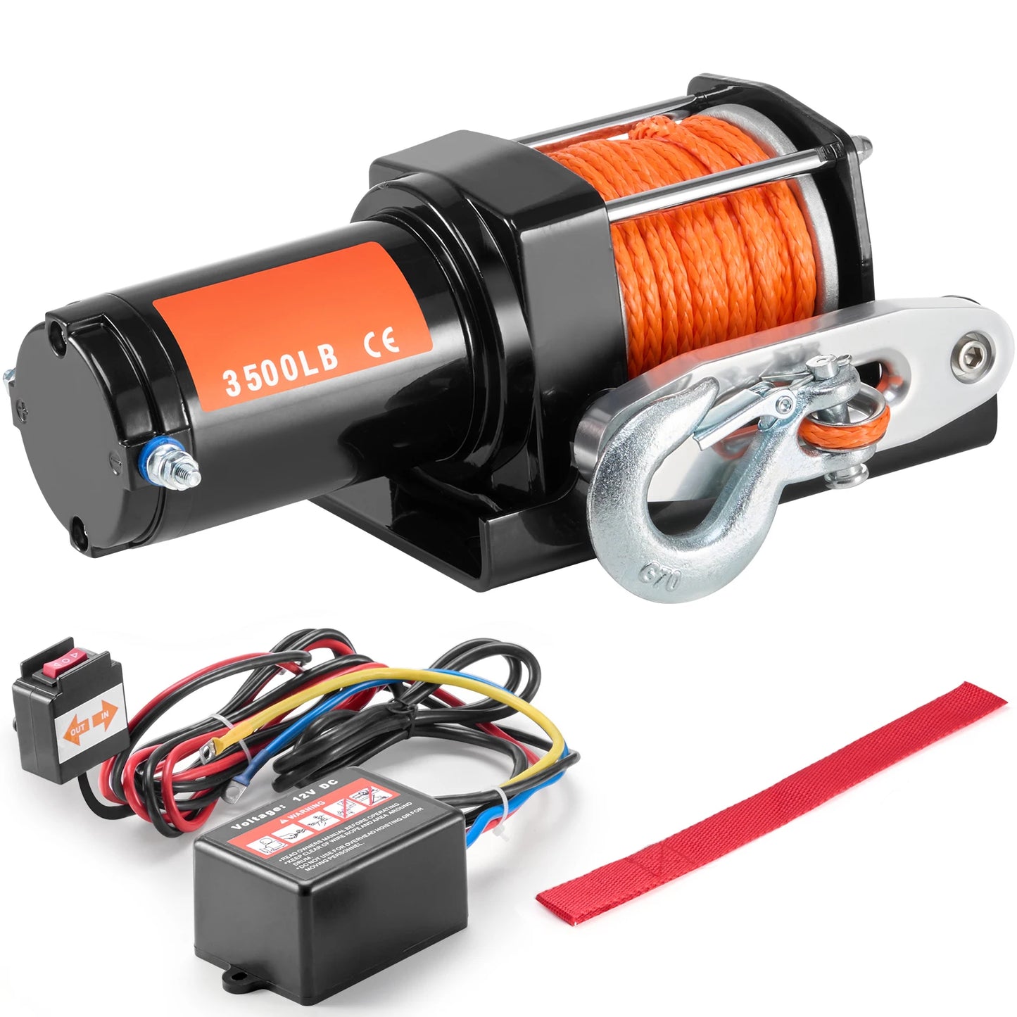 Succebuy 3500 Lbs Electric Winch For ATV UTV IP55 Waterproof