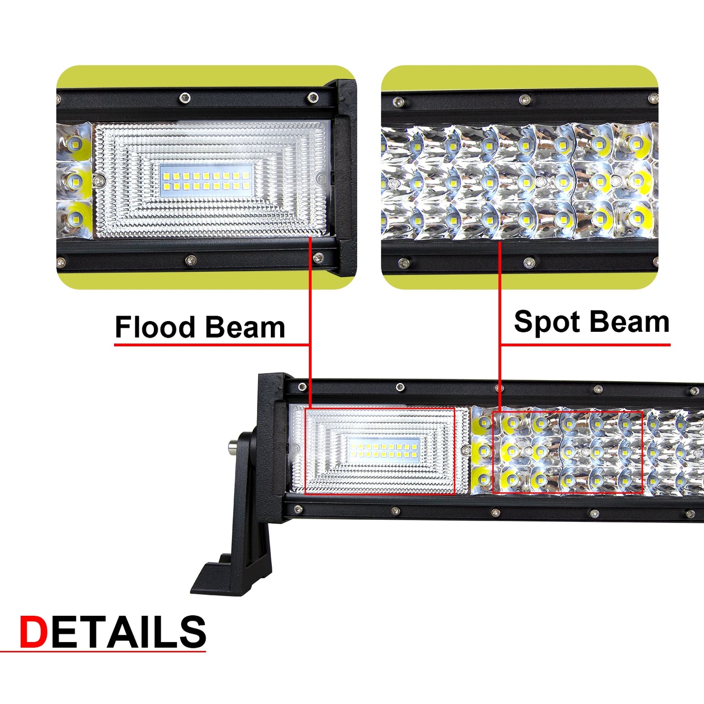 Auxtings 7D LED Offroad Light Bar Combo Beam 12V 24V