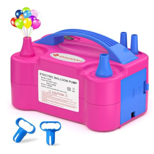 Curated Picks IDAODAN Electric Balloon Pump, Portable Electric Balloon Blower Machine Inflator Air Pump for Party Decorations