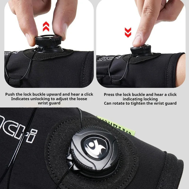 NONECN Winter Warm Gloves Touchscreen Windproof Waterproof for Men Women