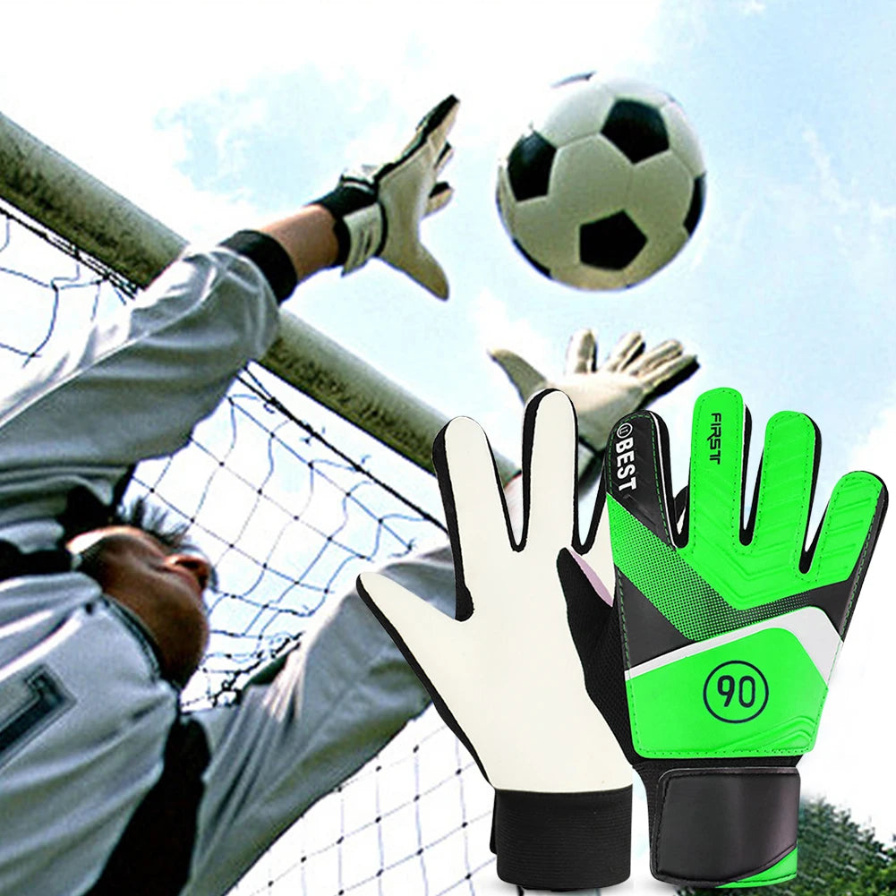 MOJOYCE Football Goalkeeper Gloves Full-Finger Anti-Slip Waterproof