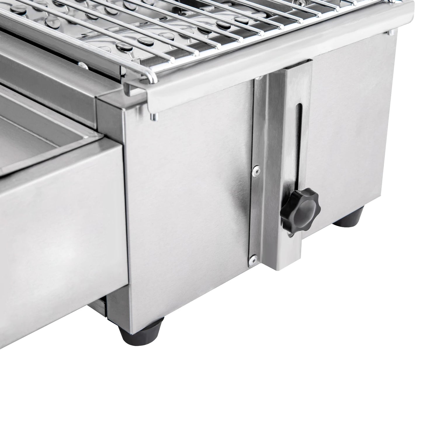 Portable 4-Burner Stainless Steel Propane Gas Grill Smokeless Camping