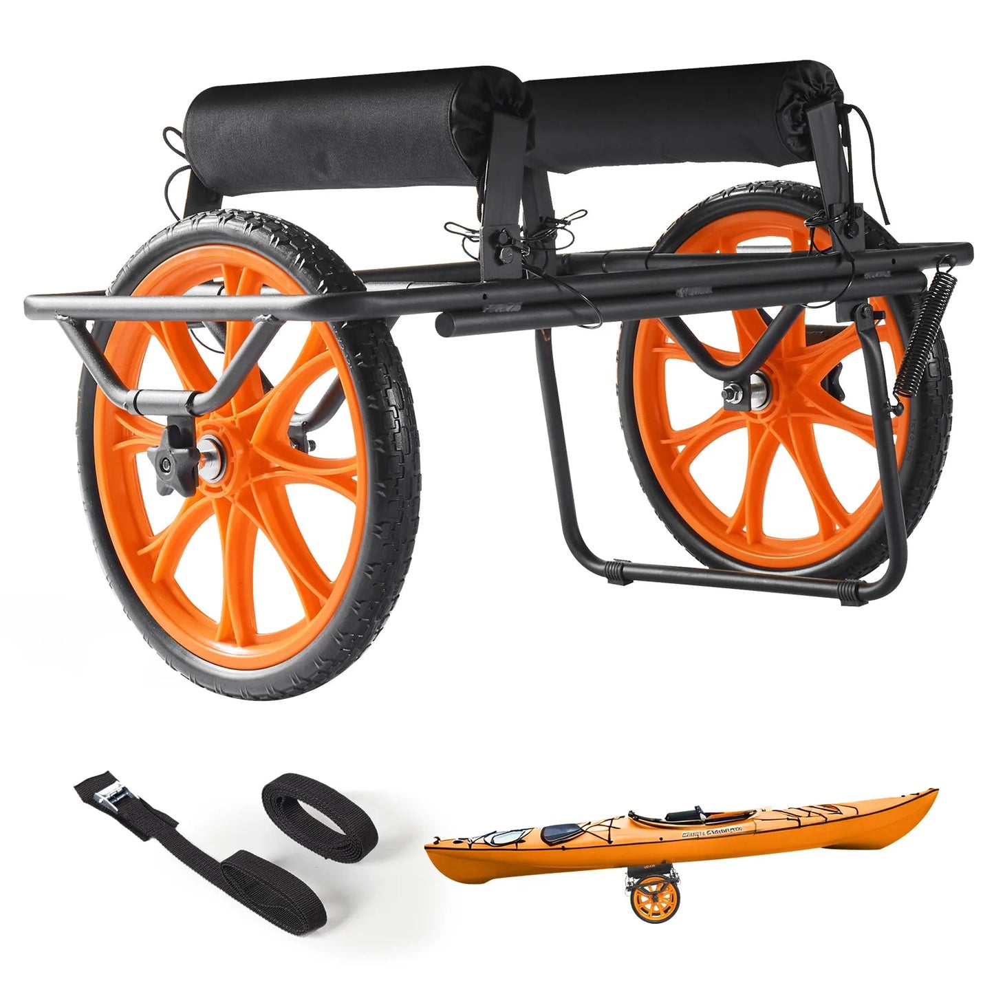 SucceBuy Kayak Cart And Paddle Board Trolley For Canoes 330Lbs