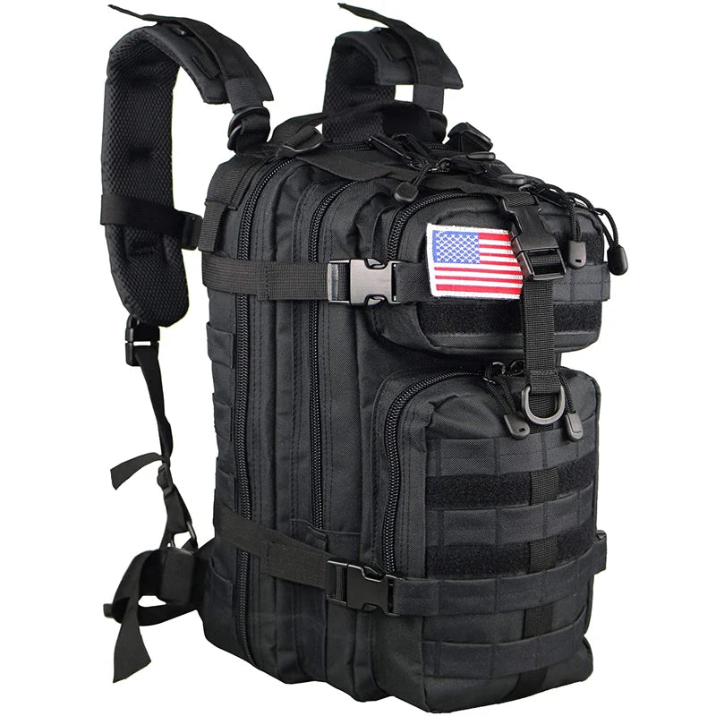 LQARMY Tactical Backpack Molle Rucksack For Travel Camping Hiking