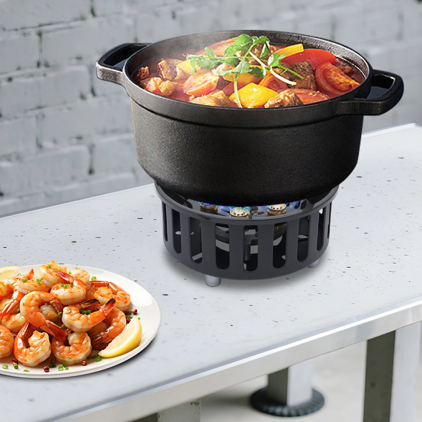 Portable 21000W Butane Camping Stove With Adapters