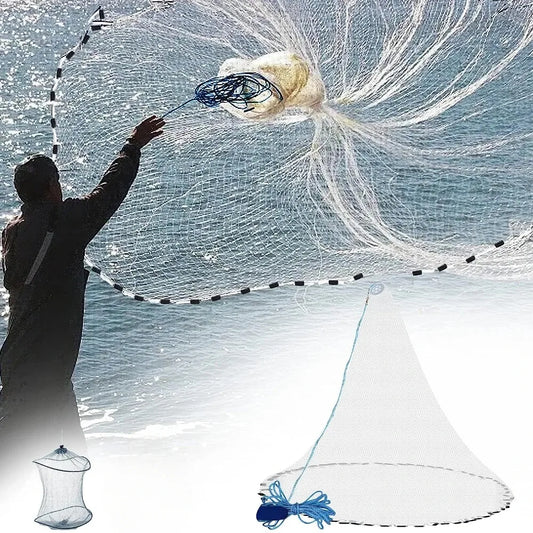 Cast Net Saltwater Bait Fishing Aluminum Sinker