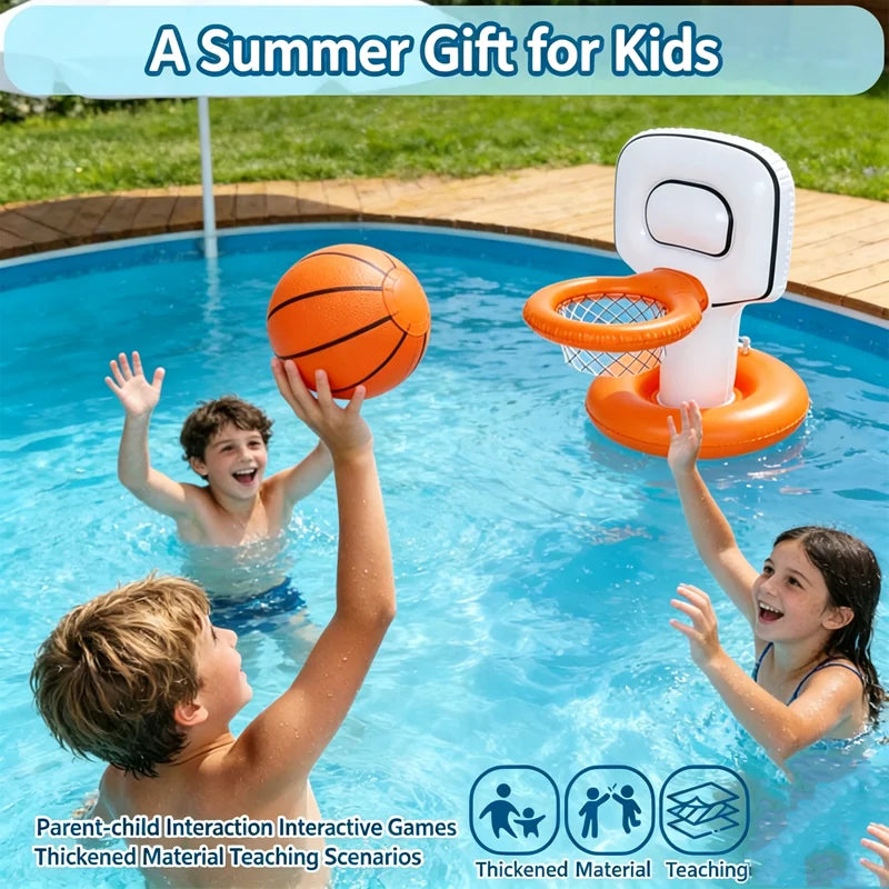 PVC Inflatable Basketball Hoop Pool Party Supplies Children's Fine Party Gifts Creative Parent-child Water Games Home Decoration