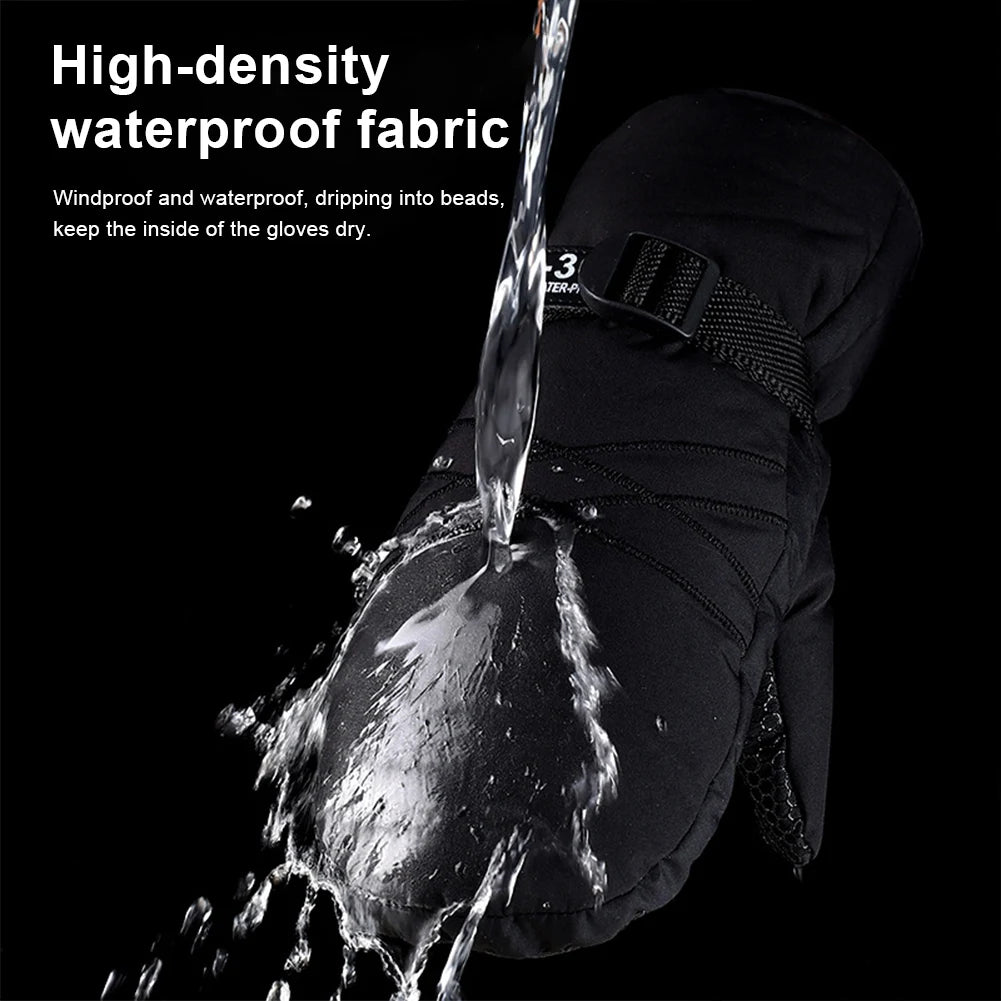 Winter Ski Gloves Windproof Winter Gloves Thermal Cycling Mittens Snowboard Gloves Cold Weather Gloves Xmas Gifts for Men Women
