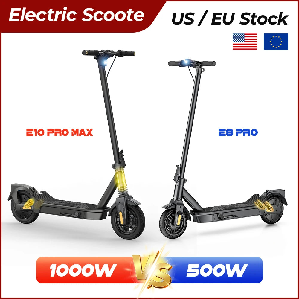 HeroPick Foldable Electric Scooter 500W 36V Long Range