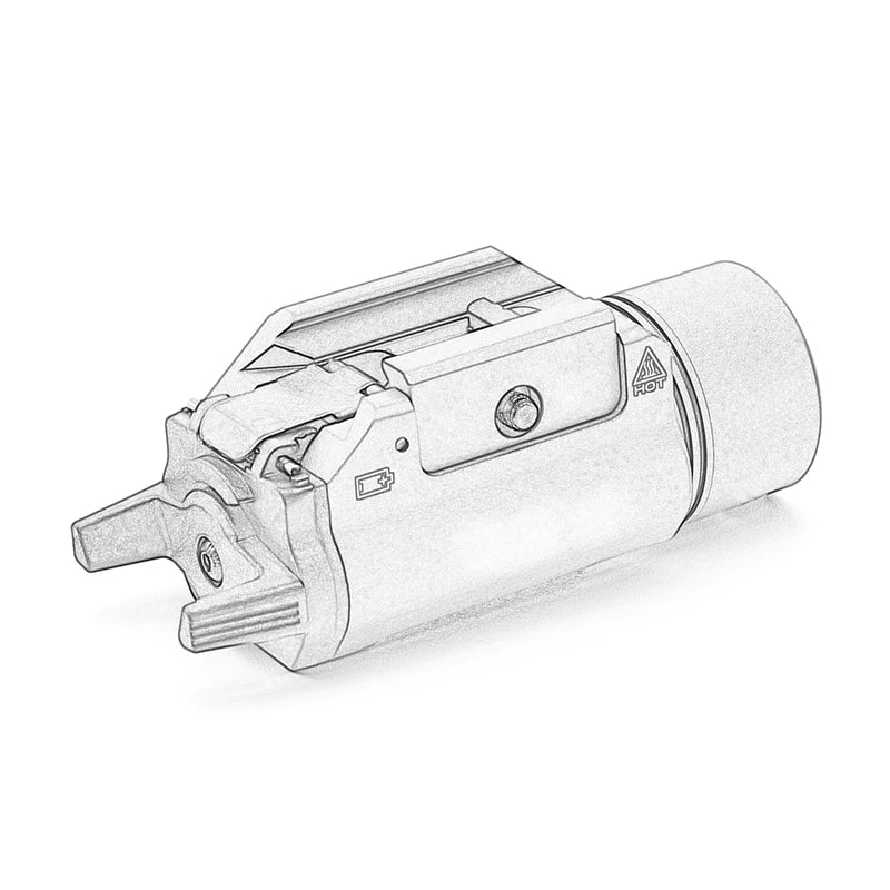 TR1 TR7 TR8 Outdoor Weapon Light 1000Lumen LED 20mm Rail