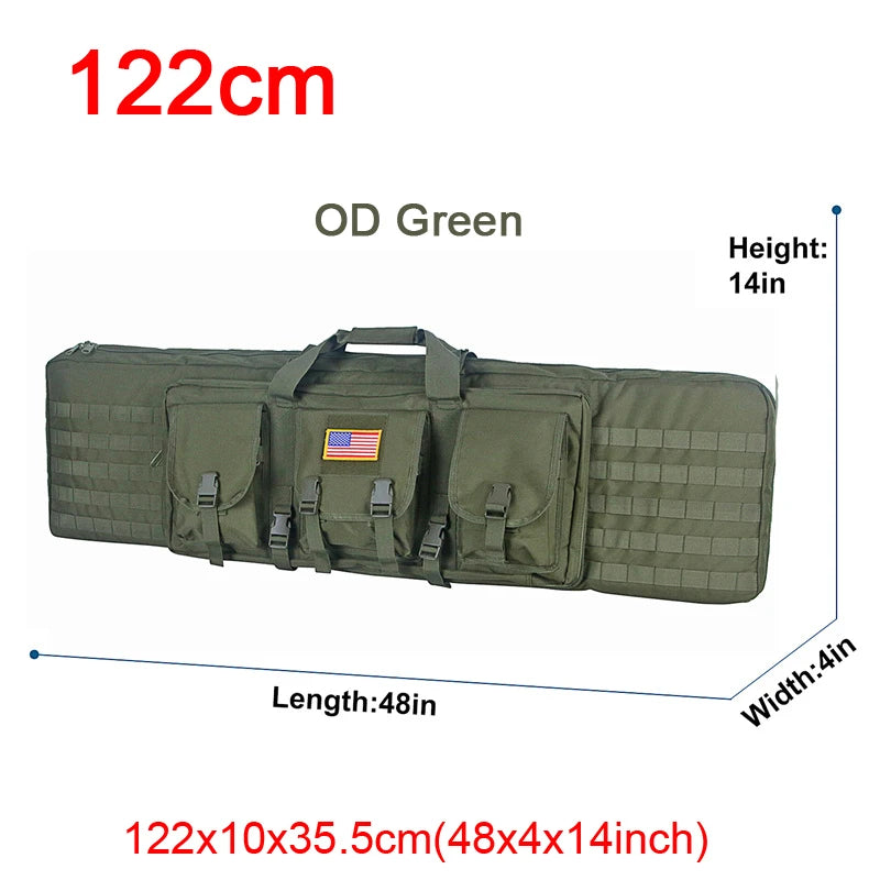 LQARMY Tactical Double Rifle Case Molle Bag For Airsoft