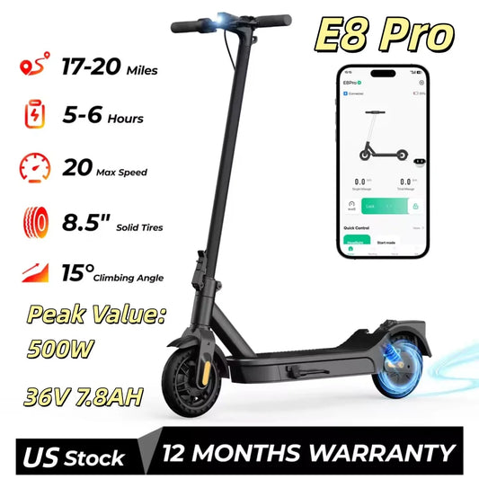 HeroPick Foldable Electric Scooter 500W 36V Long Range