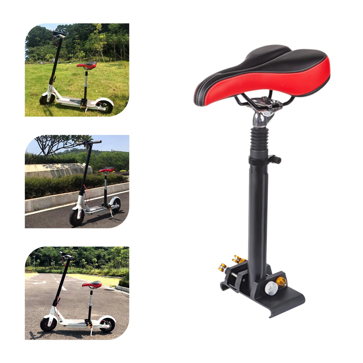 Adjustable Scooter Seat for Xiaomi M365 Folding Ergonomic PU Cushion