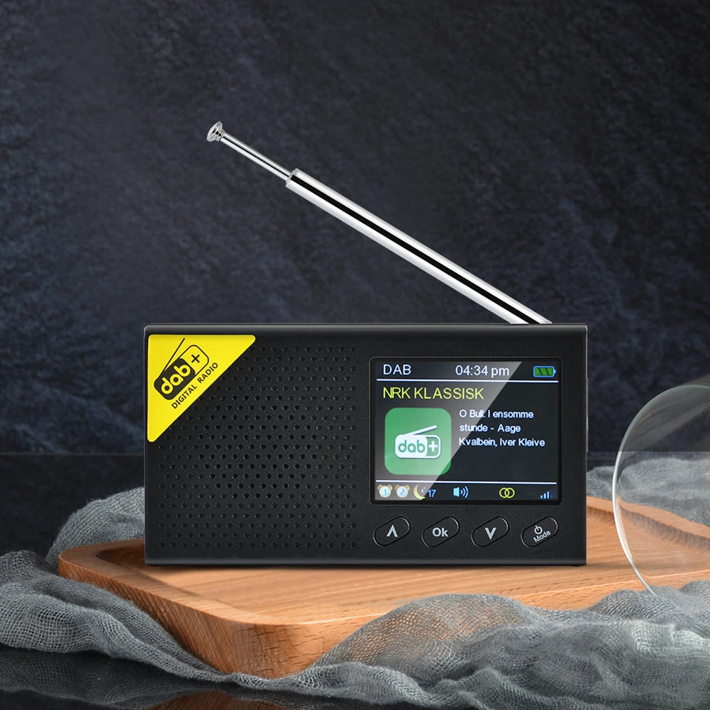Portable Digital Radio With Bluetooth 5.0 DAB FM Receiver