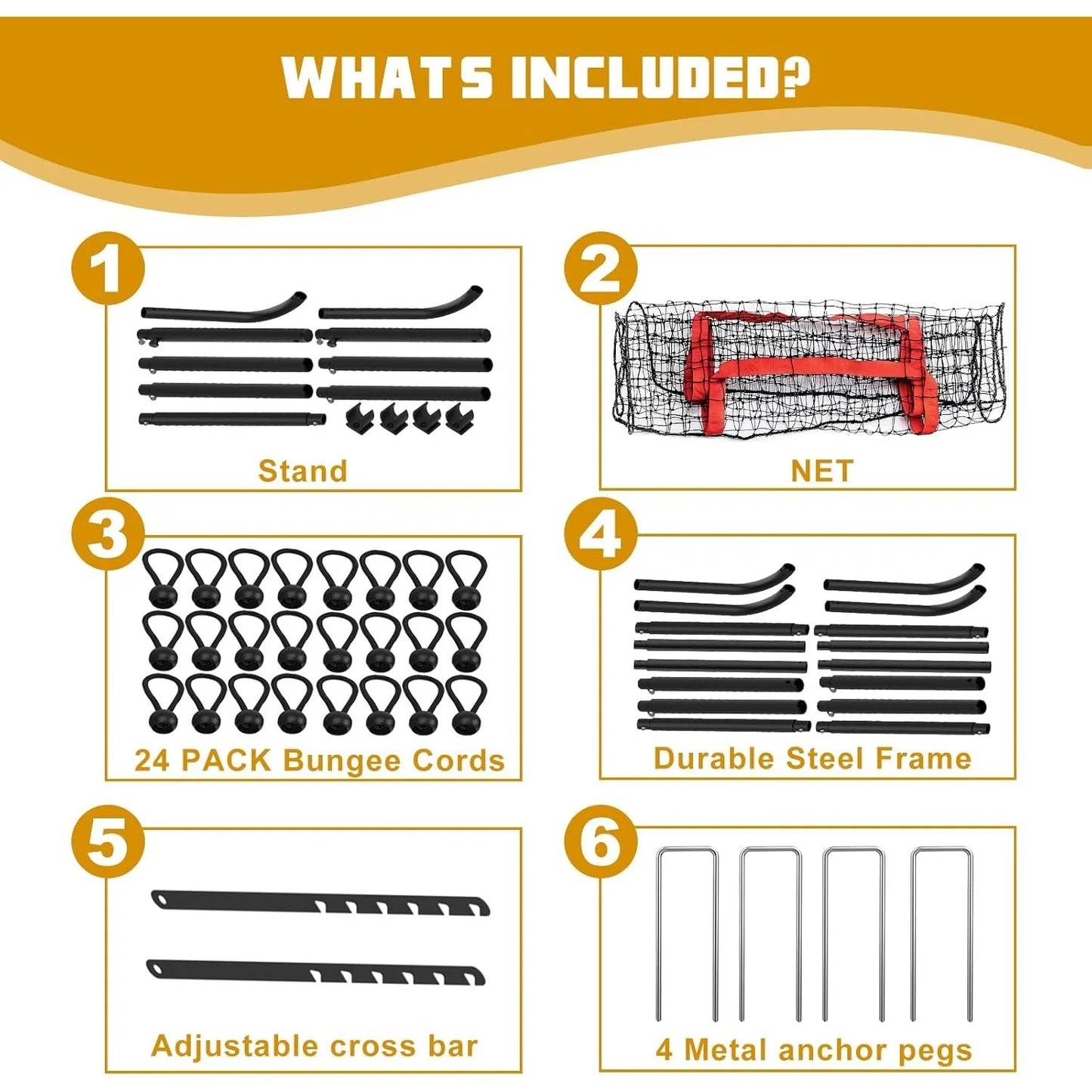 Adjustable Volleyball Net And MultiSport Rebounder For Practice