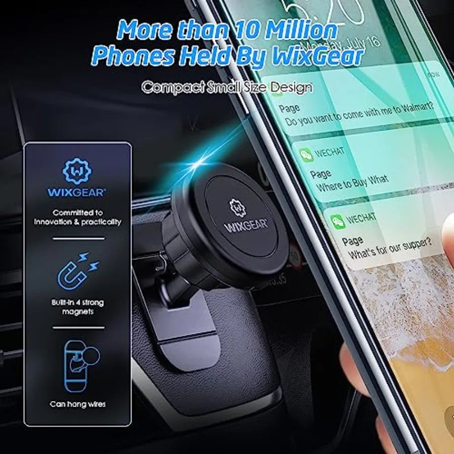Universal Magnetic Car Mount For Dashboard Phone Holder 2Pack