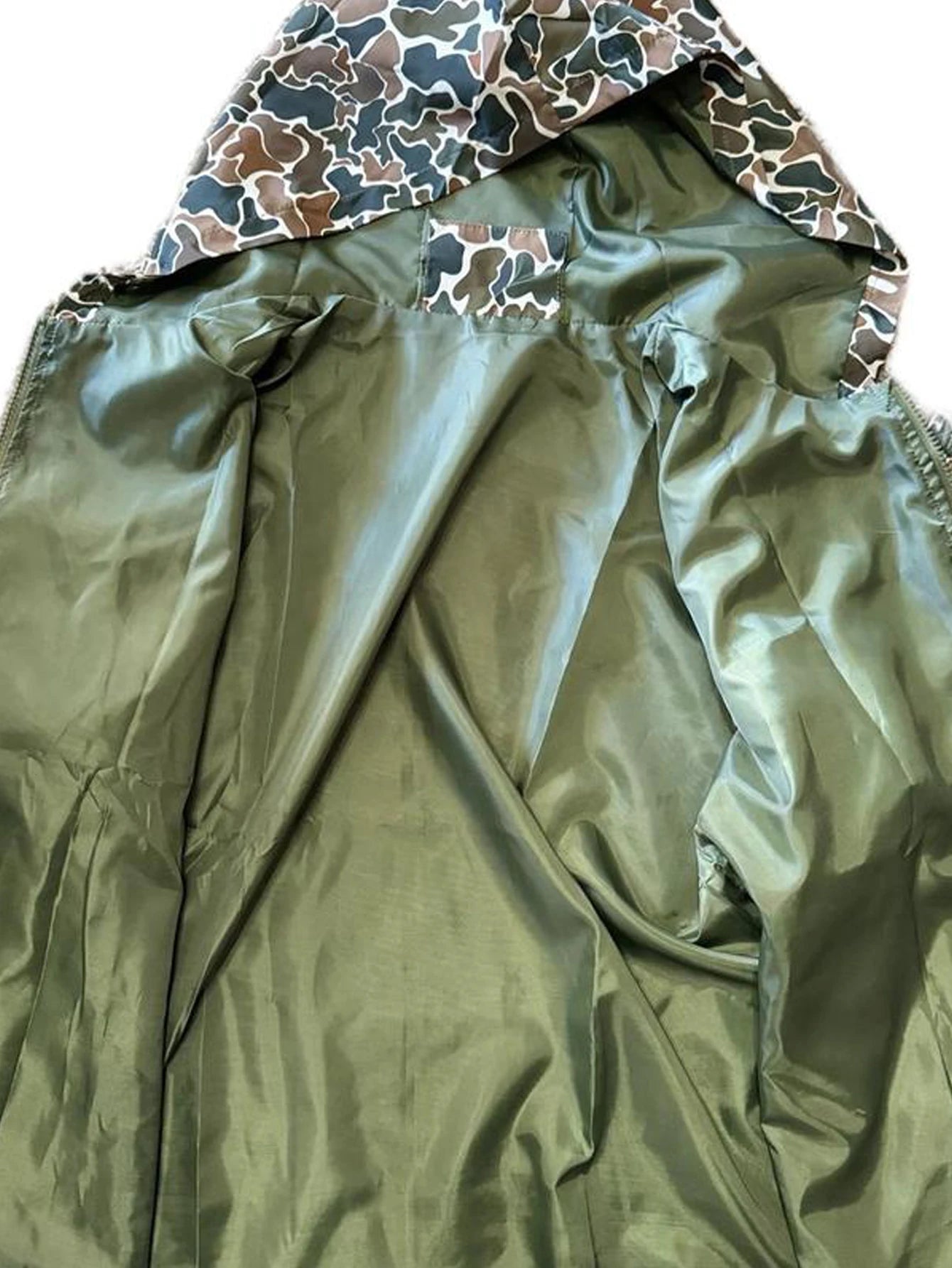 Camo Zip Up Hoodie Mens Full Zip Hooded Sweatshirt