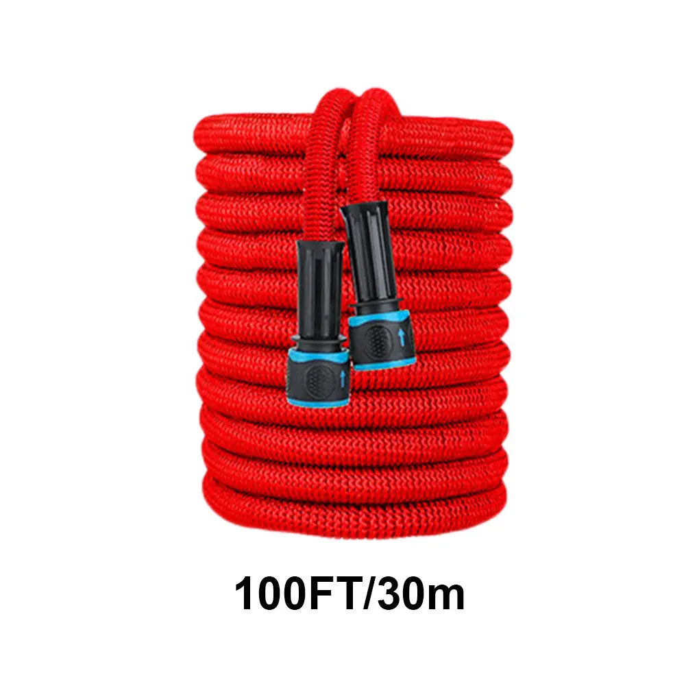 Expandable Flexible Water Hose With Spray Nozzle For Garden And Car Wash