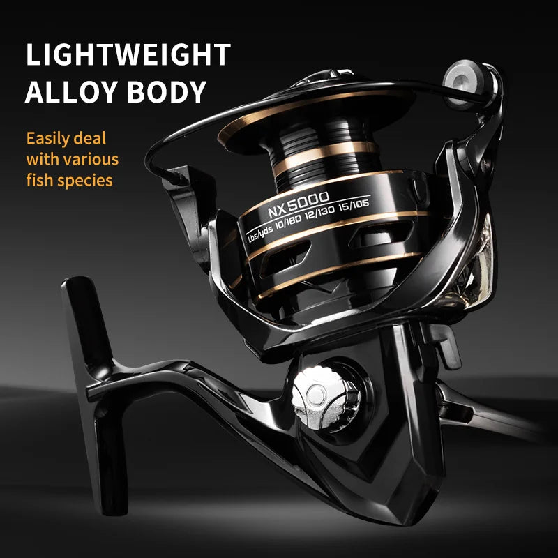 J-BARZILLAI NX Spinning Reel 10KG Drag 5.2 To 1 Gear