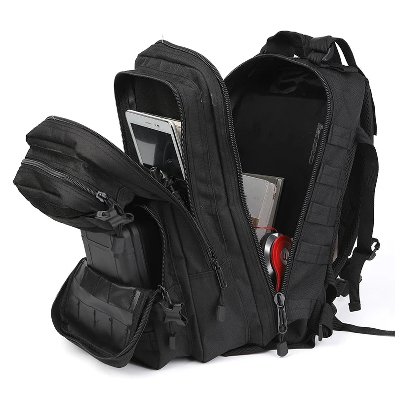 LQARMY Tactical Backpack Molle Rucksack For Travel Camping Hiking
