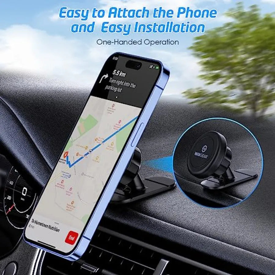 Universal Magnetic Car Mount For Dashboard Phone Holder 2Pack