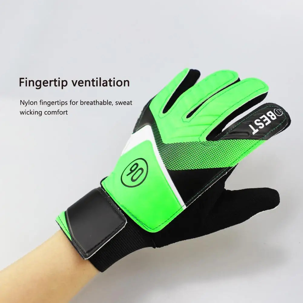 MOJOYCE Football Goalkeeper Gloves Full-Finger Anti-Slip Waterproof
