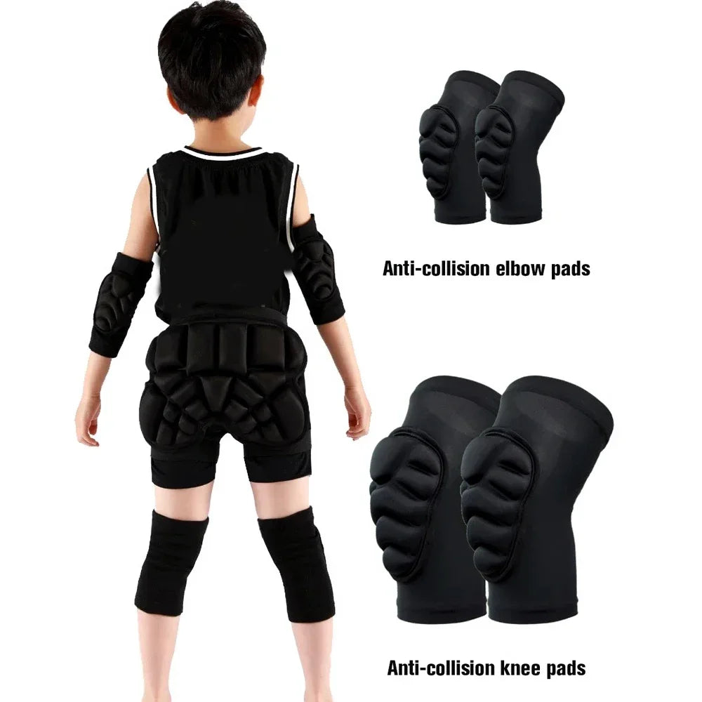 WRESTTOP Kids Knee Pads And Elbow Compression Sleeves Protective Gear