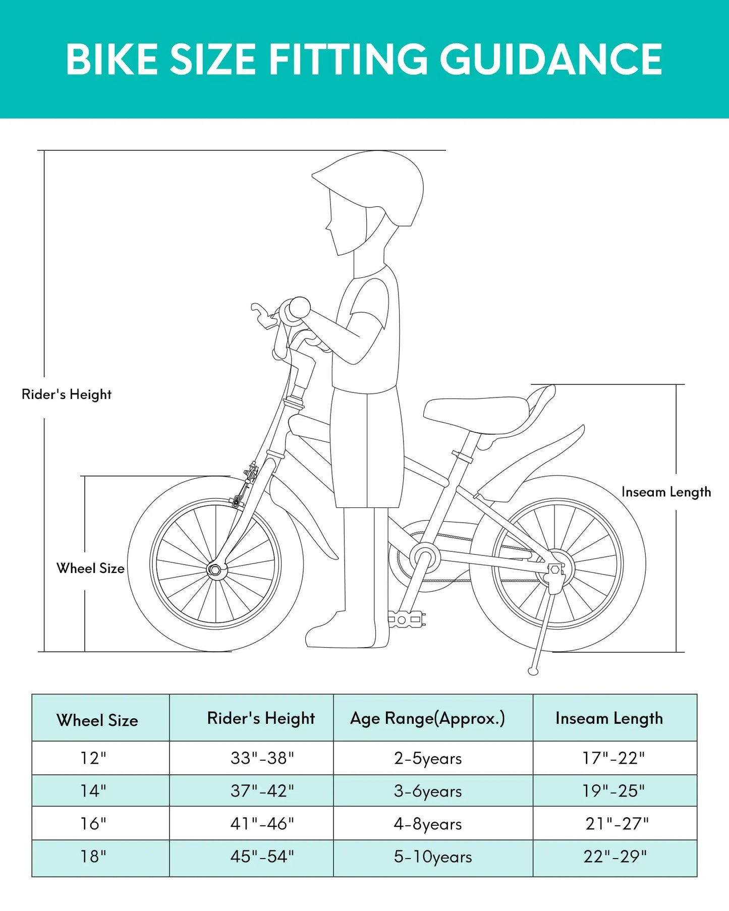 Kids Bike With Training Wheels Dual Handbrakes And Kickstand