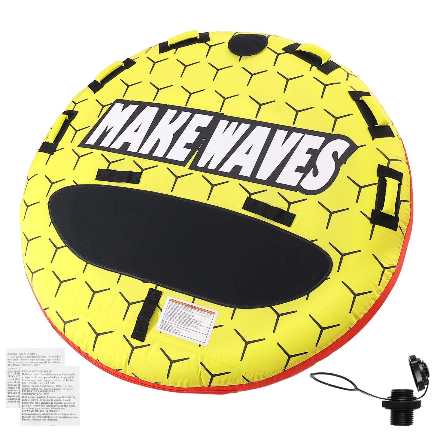 SucceBuy Towable Tube for Boating 1-3 People Water Sports
