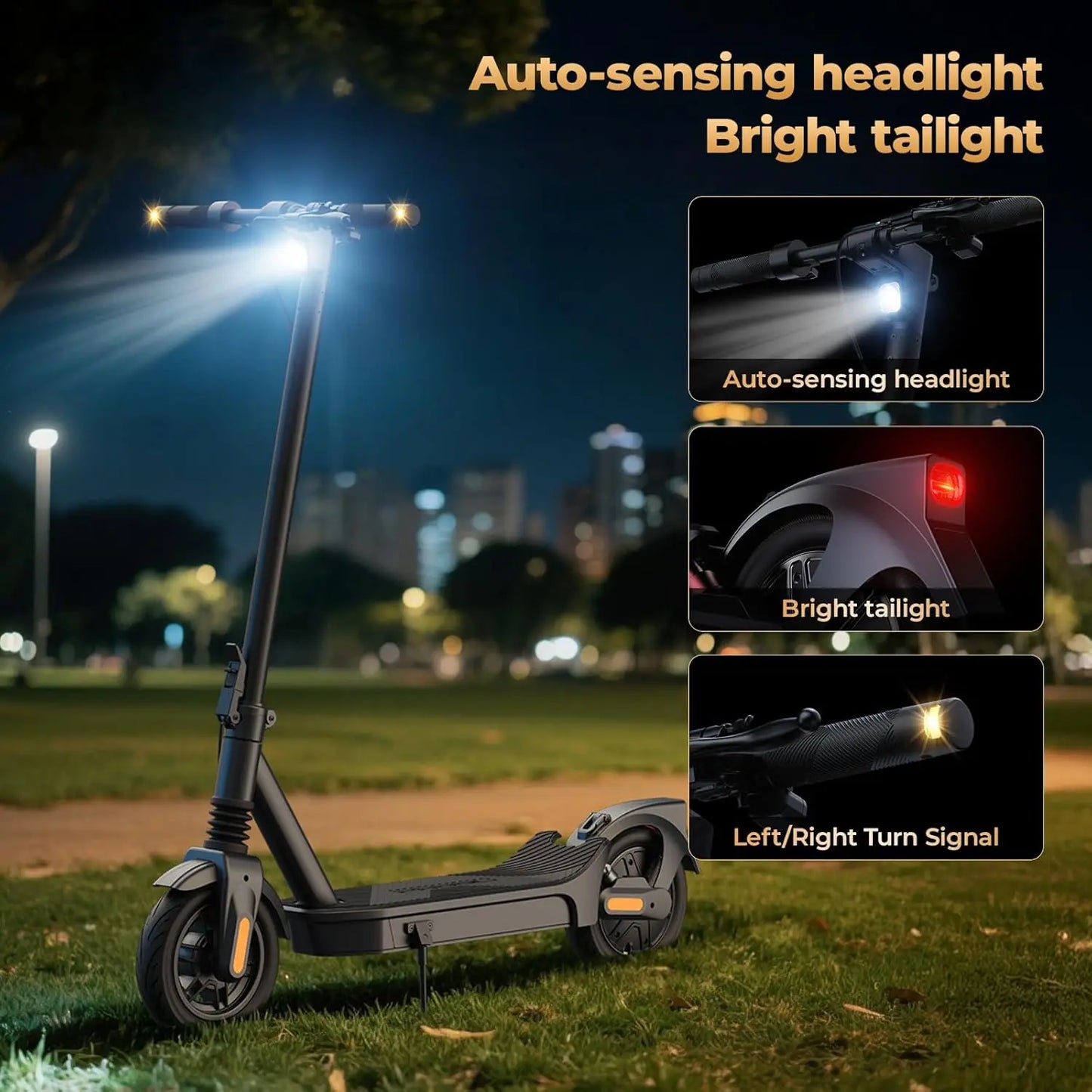 HeroPick Foldable Electric Scooter 500W 36V Long Range