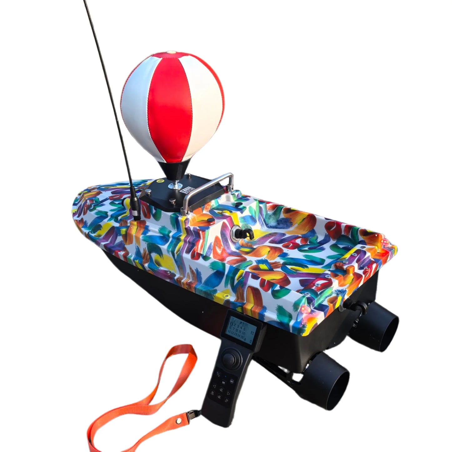 12V SurfCaster Pro Brushless Motor Top Speed RC Bait Boat For Surf Fishing 5M/S