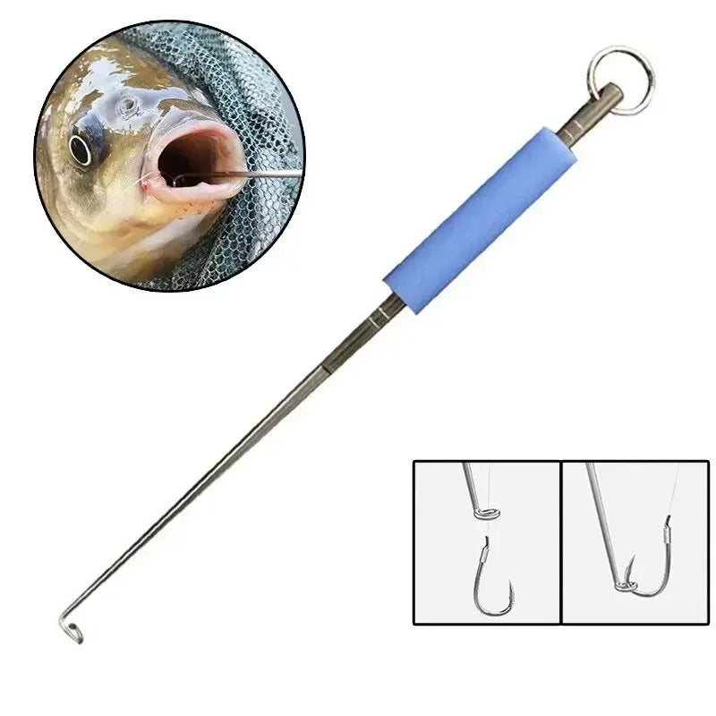 Stainless Steel Fishing Hook Remover Dehooker Two-Piece Kit