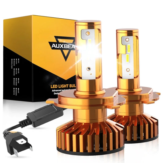 Auxbeam LED Headlight Bulbs H4 H7 H11 9005 9006 880