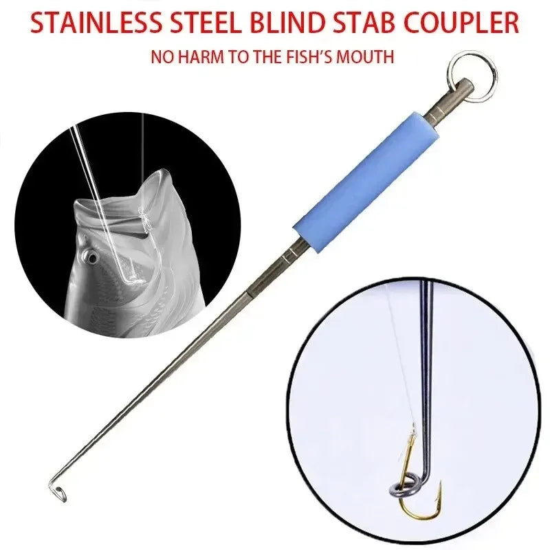 Stainless Steel Fishing Hook Remover Dehooker Two-Piece Kit