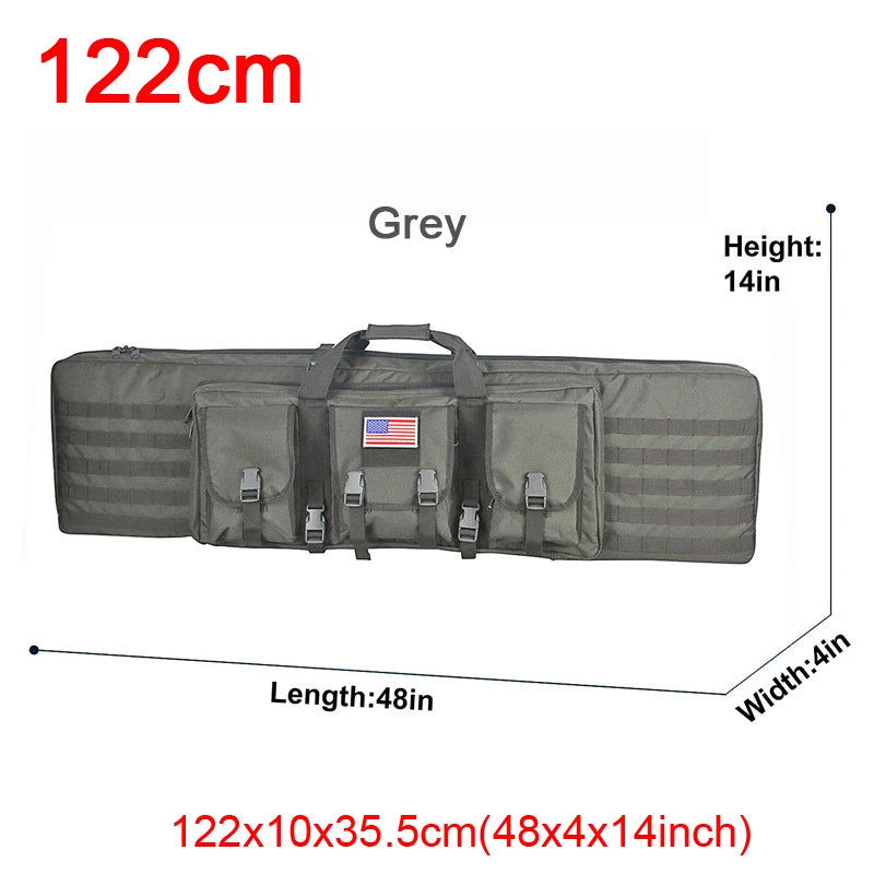 LQARMY Tactical Double Rifle Case Molle Bag For Airsoft