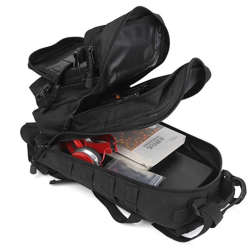 LQARMY Tactical Backpack Molle Rucksack For Travel Camping Hiking