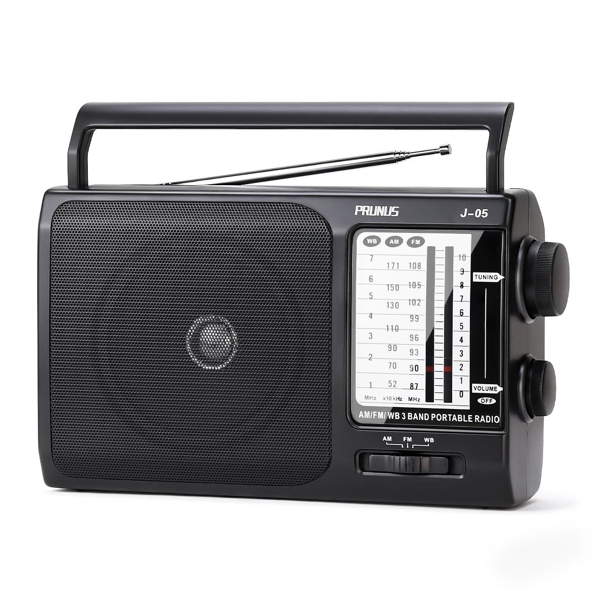 PRUNU NOAA Weather AM FM Portable Radio