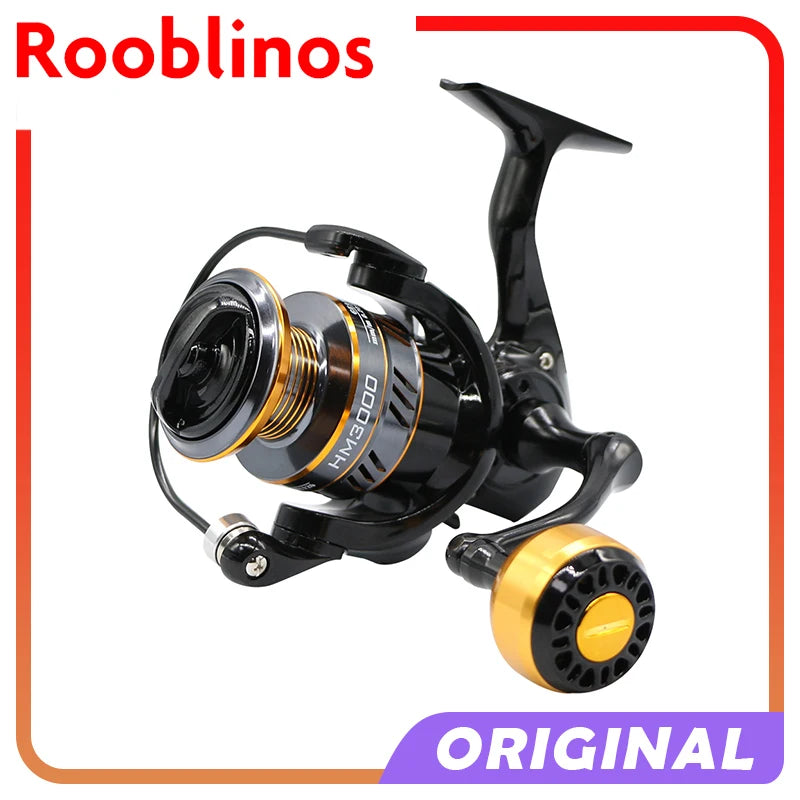 Rooblinos Spinning Reel 10kg Max Drag Gear Ratio 5.2