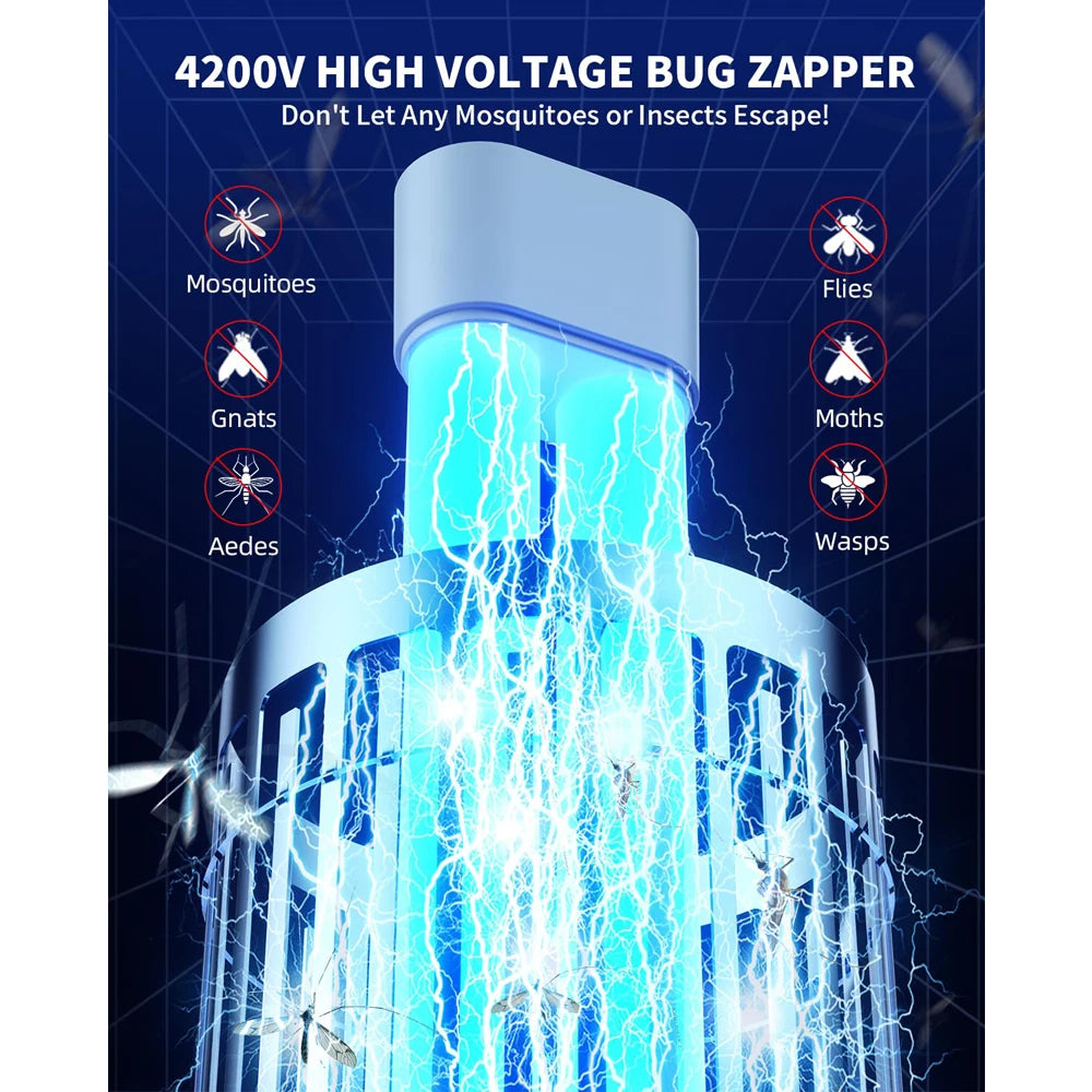 Minimoon Outdoor Mosquito Zapper Dual LED 4200V