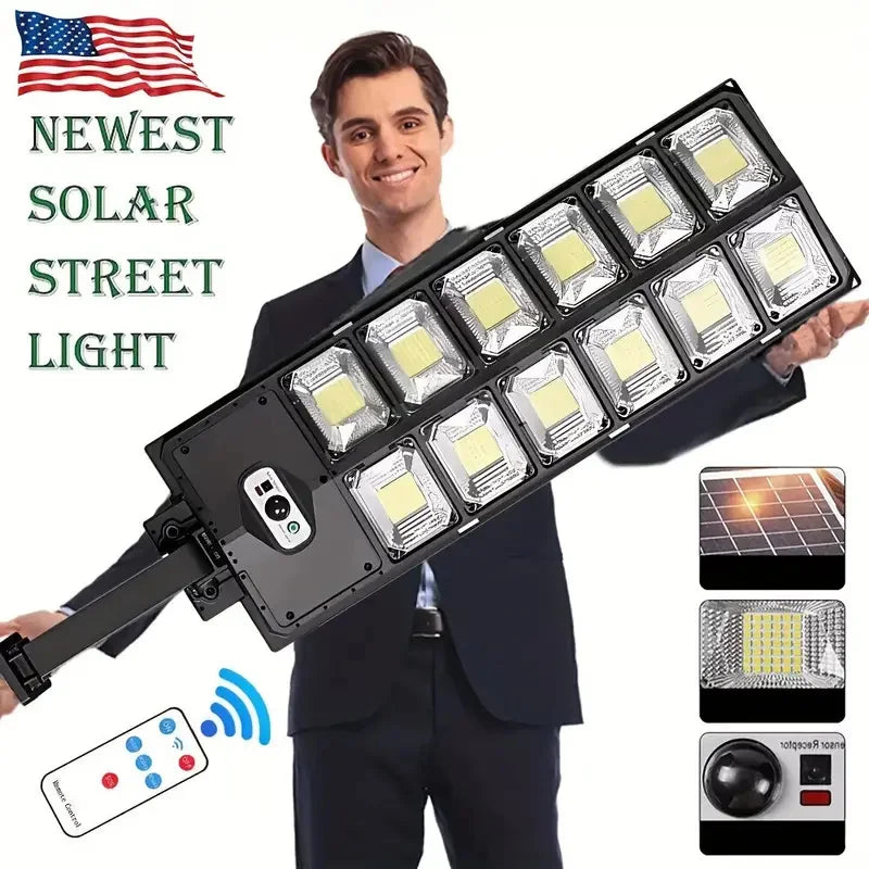 KEWEN 504LED Ultra-Bright Solar Street Light With Motion Sensor